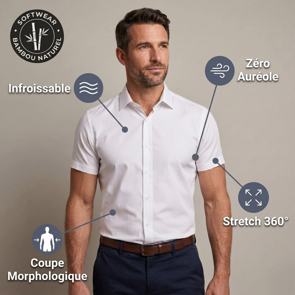 Chemise Manches Courtes Softwear®